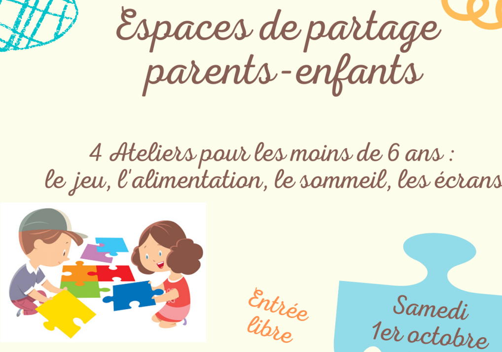 Ateliers parents-enfants en octobre et décembre 2022 dans le Val de Saône