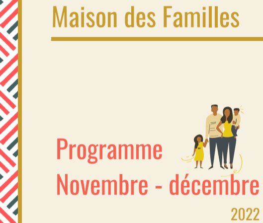 le programme novembre&décembre de la Maison des Familles de Prévessin Moens est arrivé !