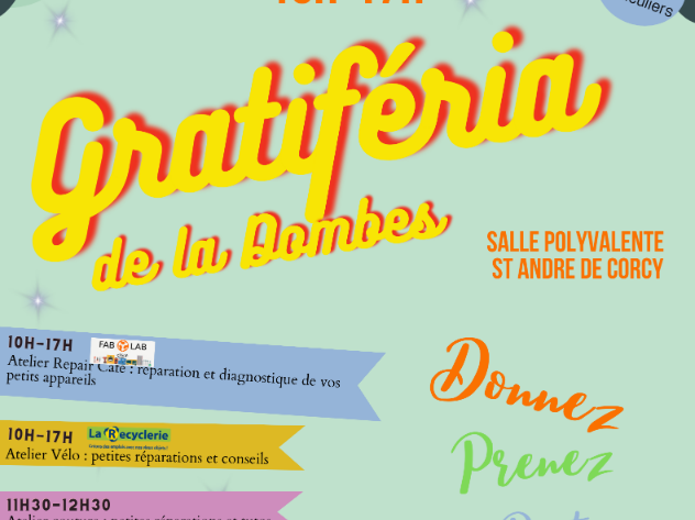 GRATIFERIA de la DOMBES samedi 3 juin 2023 !