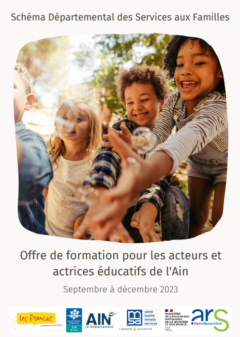 Catalogue de formation sept-décembre 2023 pour les acteurs éducatifs de l’Ain