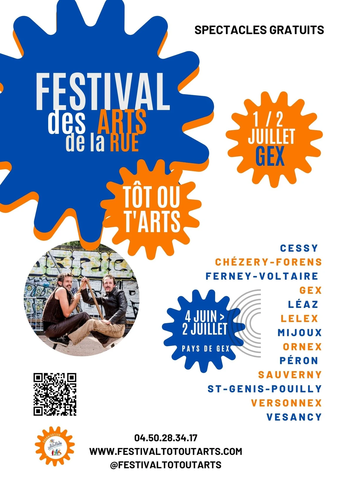 Edition 2023 du Festival Tôt ou tard du Pays de gex du 4 juin au 2 juillet