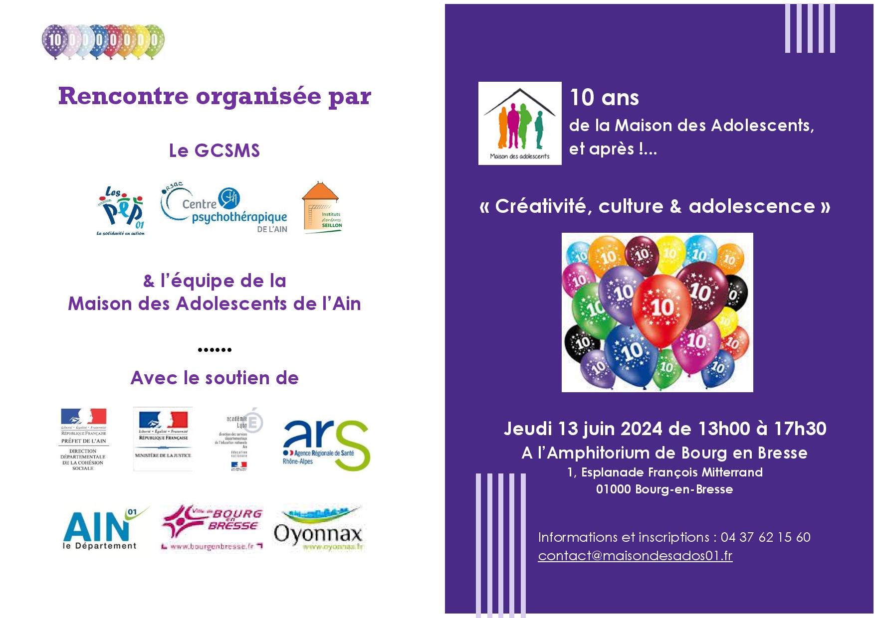 Les 10 ans de la Maison des Ados